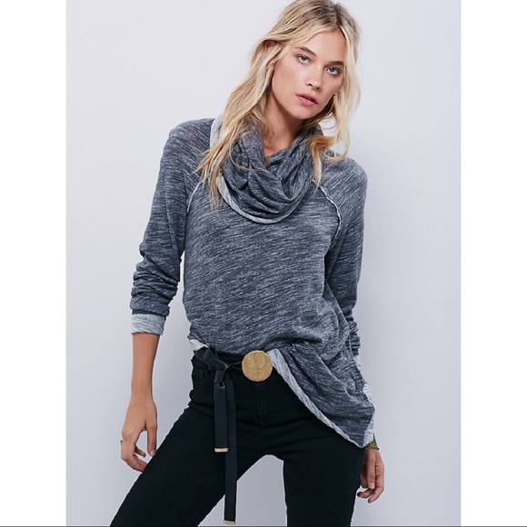 Free People Tops - FP Beach Cotton Cocoon Cowl Neck XS/S